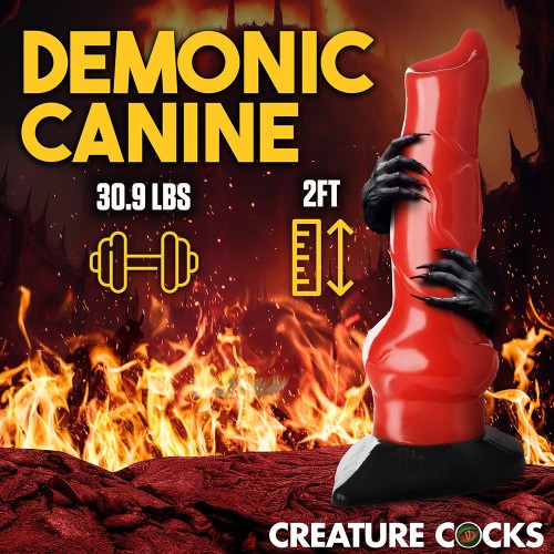 Dildo Gigante Hell-Hound de Creature Cocks para Juegos de Fantasía