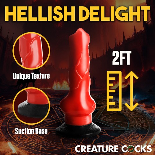 Creature Cocks Giant Hell-Hound Dildo for Fantasy Play