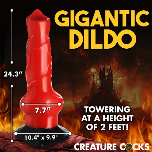 Creature Cocks Giant Hell-Hound Dildo for Fantasy Play