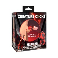 Creature Cocks Hell Hound Aumentador de Grosor de Silicona