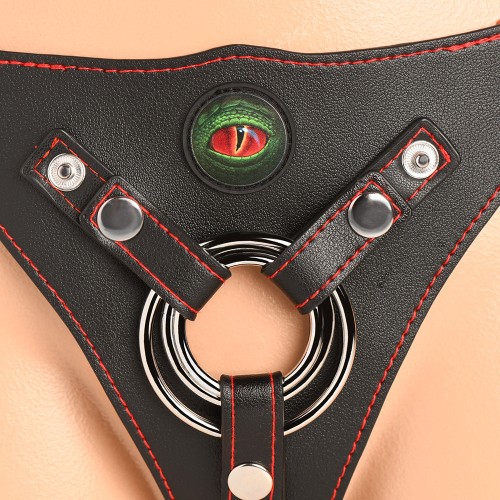 Creature Cocks Horny Devil Strap-On Harness Red