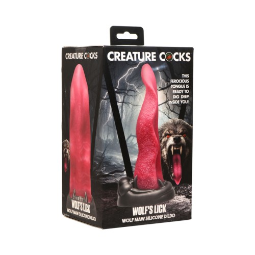 Dildo de Silicona Wolf's Lick de Creature Cocks