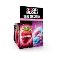 Good Blow Oral Delight Gel Strawberry Cotton Candy Display