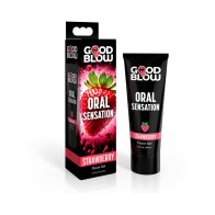 Expositor Gel de Sensación Oral Good Blow Fresa Algodón de Azúcar