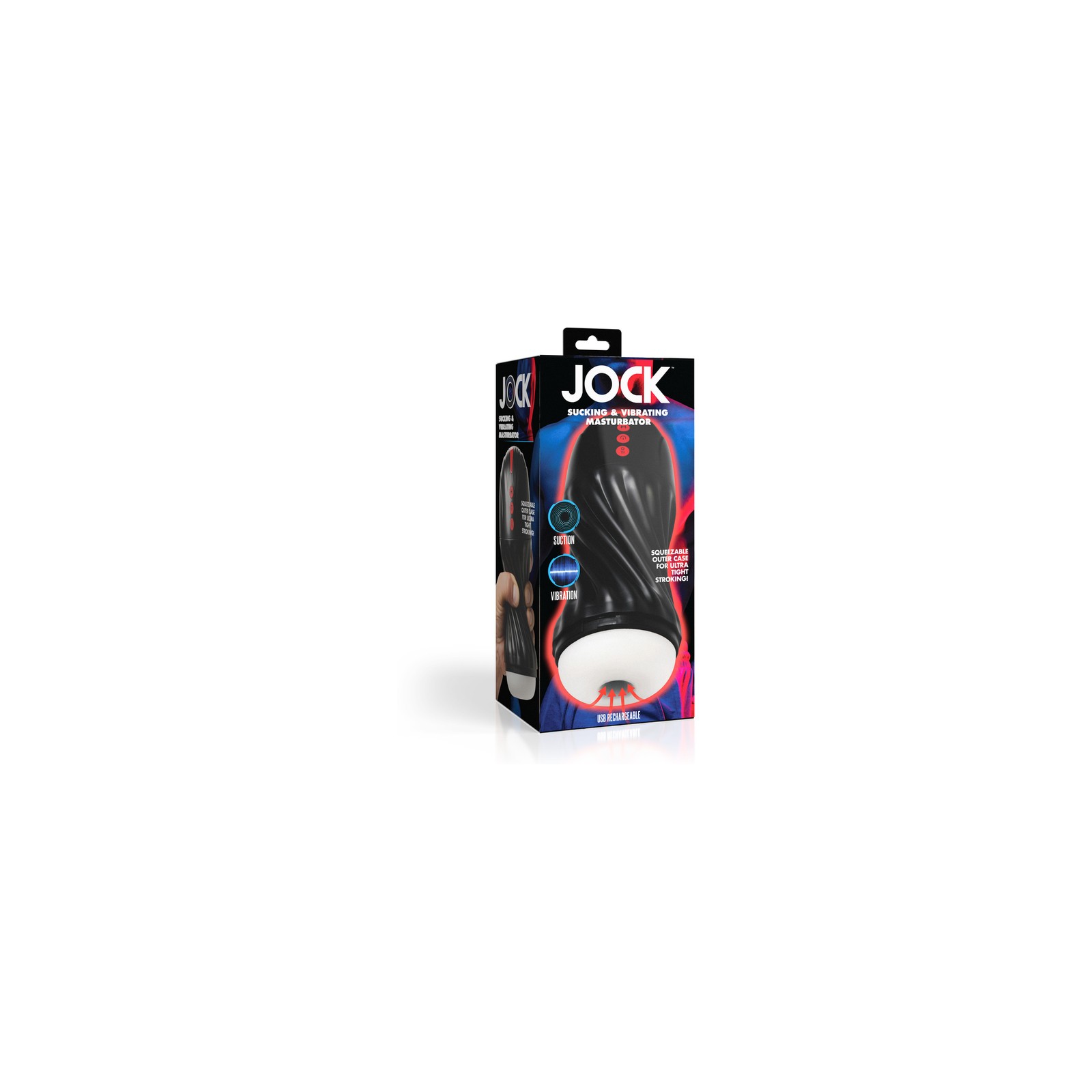 Masturbador Vibrador y Succionador JOCK