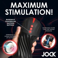 JOCK Sucking & Vibrating Masturbator