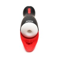 JOCK Sucking & Vibrating Masturbator