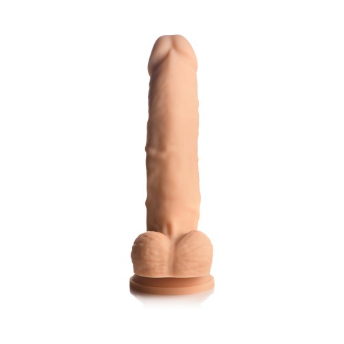 Easy Riders 7 Inch Silicone Dildo with Balls Light