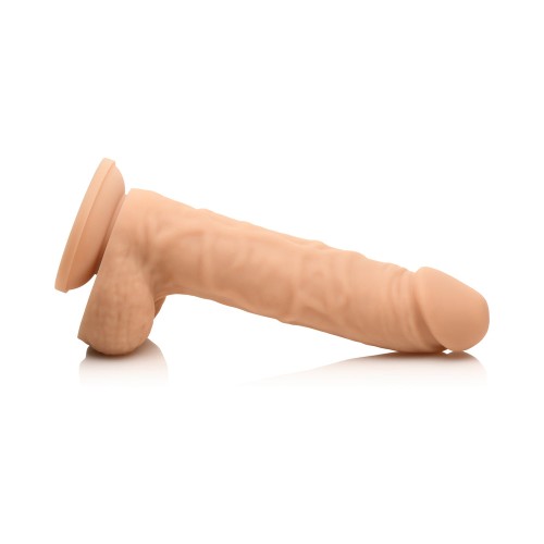 Easy Riders 7 Inch Silicone Dildo with Balls Light