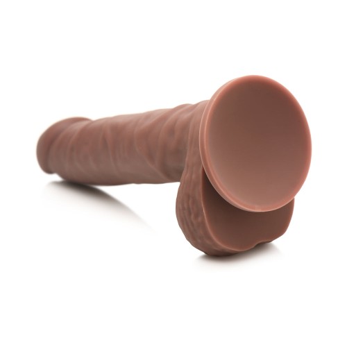 Easy Riders 7 in. Silicone Dildo with Balls