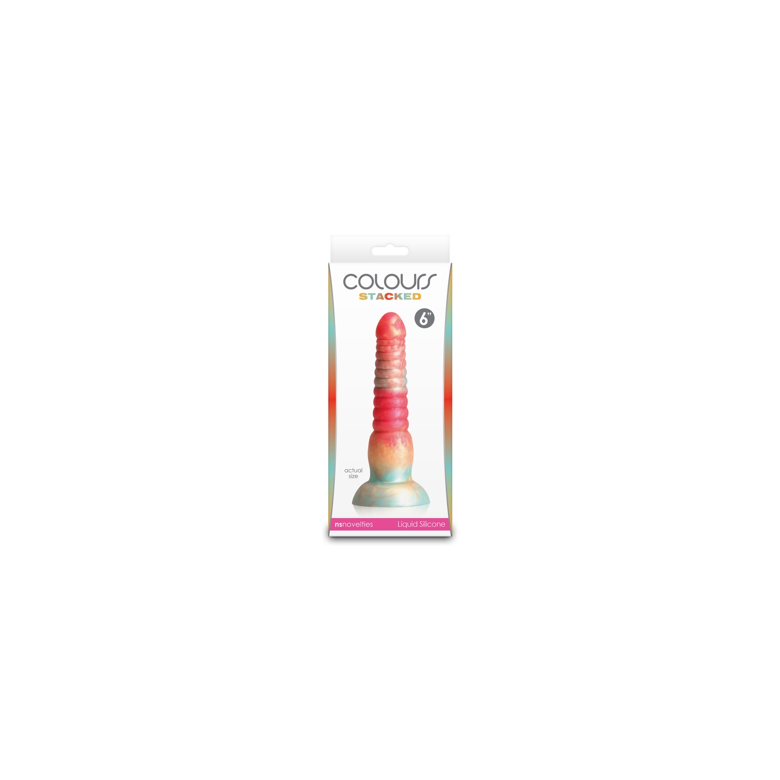 Dildo Apilado de 6 in. de Colours para Placeres Únicos