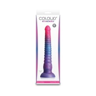 Dildo De Silicona De 9 Pulgadas Colores Apilados