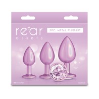 Rear Assets Iridescent Pink Metal Plug Kit