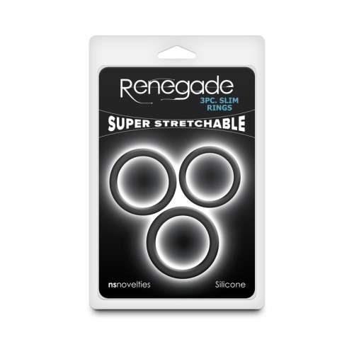 Renegade 3-Piece Slim Rings - Versatile Pleasure