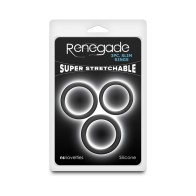 Anillos Slim Renegade de 3 Piezas - Placer Versátil