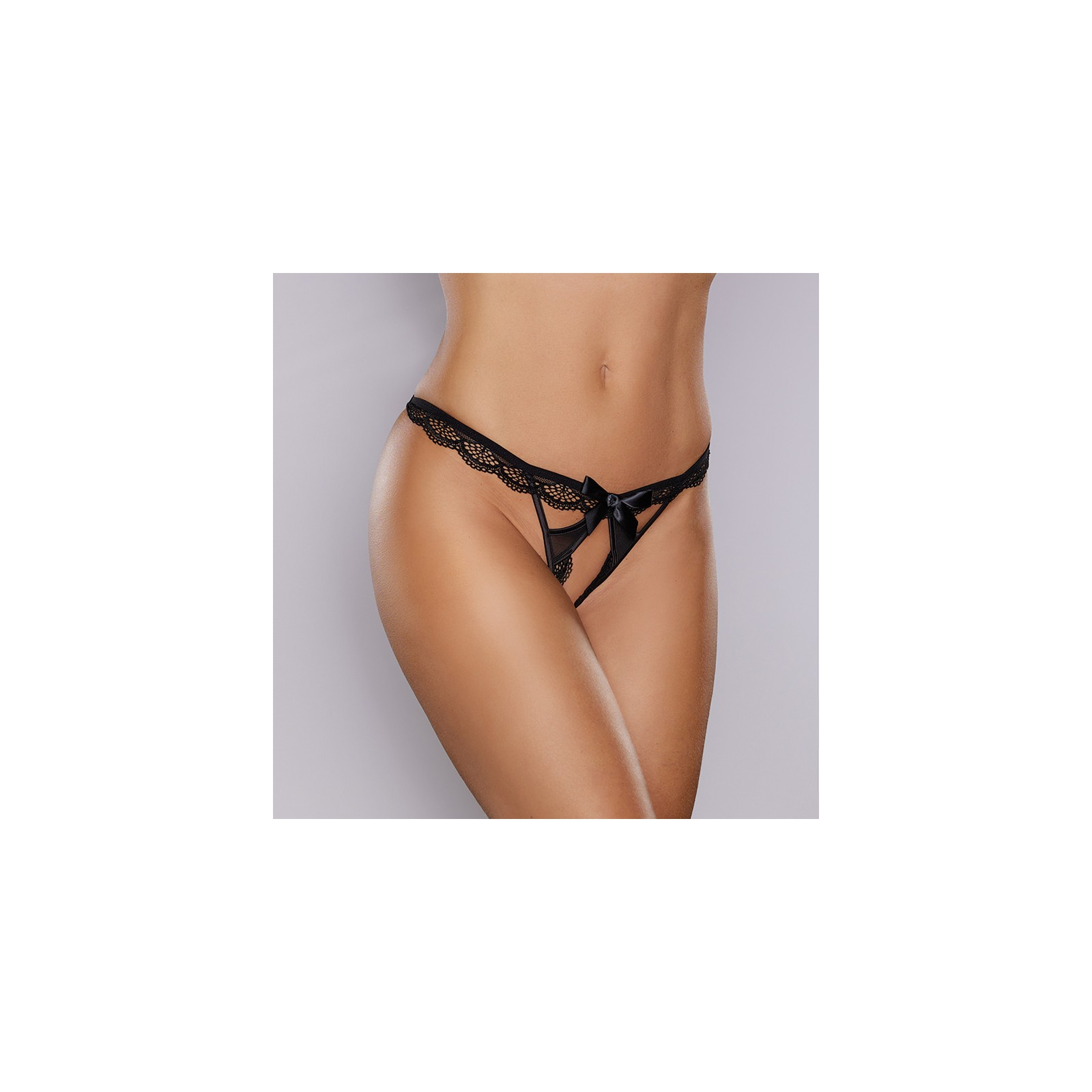 Allure Adore Peach-y Panty - Sexy Open Panty