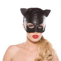 Allure Faux Leather Cat Mask One Size