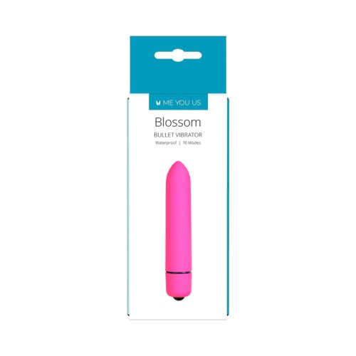 Me You Us Blossom 10 Mode Bullet Vibrator - Pink