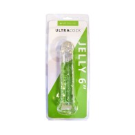 Dong Jelly Transparente Me You Us Ultracock de 6 in.