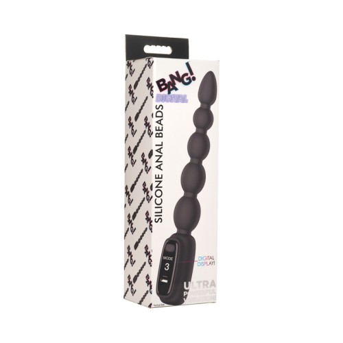 BANG! Digital Silicone Anal Beads for Ultimate Pleasure