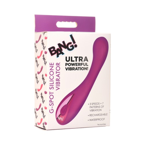 Vibrador de Silicona para el Punto G BANG! - Estimulación Intensa