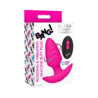 BANG! Rotating & Vibrating Butt Plug with Remote for Thrilling Pleasure