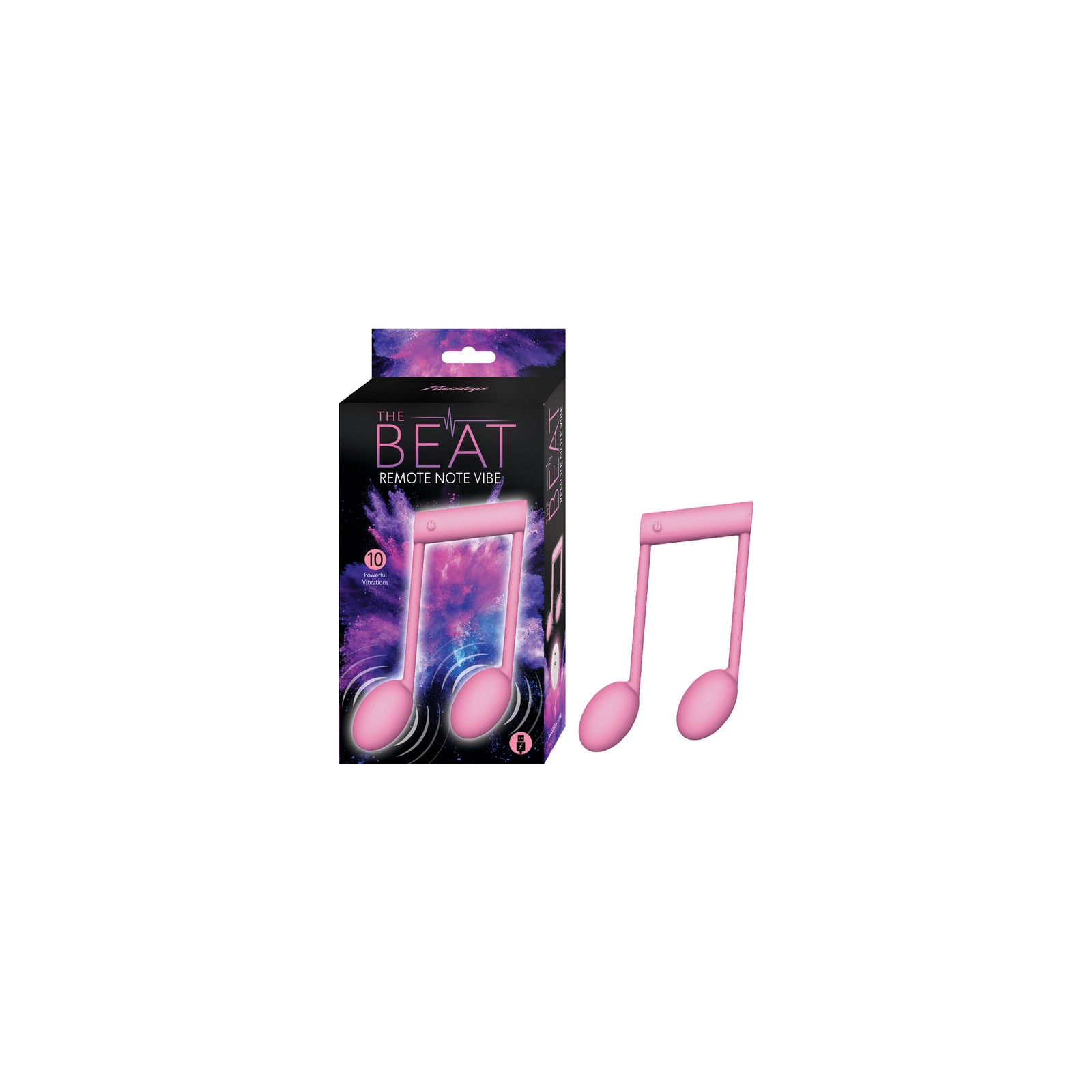 The Beat Remote Note Vibe Pink - Enjoy Discreet Pleasure