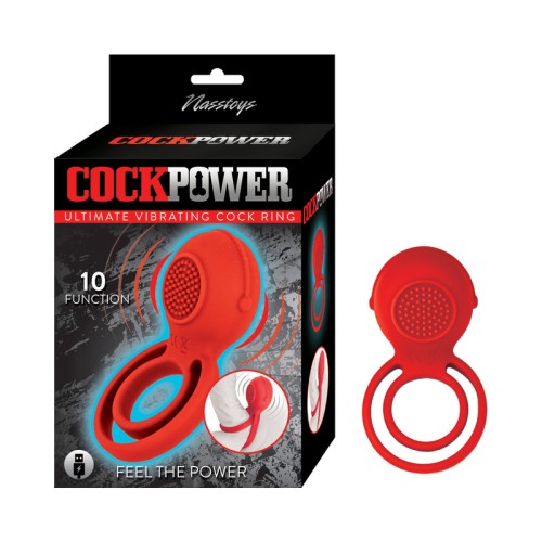 Anillo Vibrador Cockpower Rojo