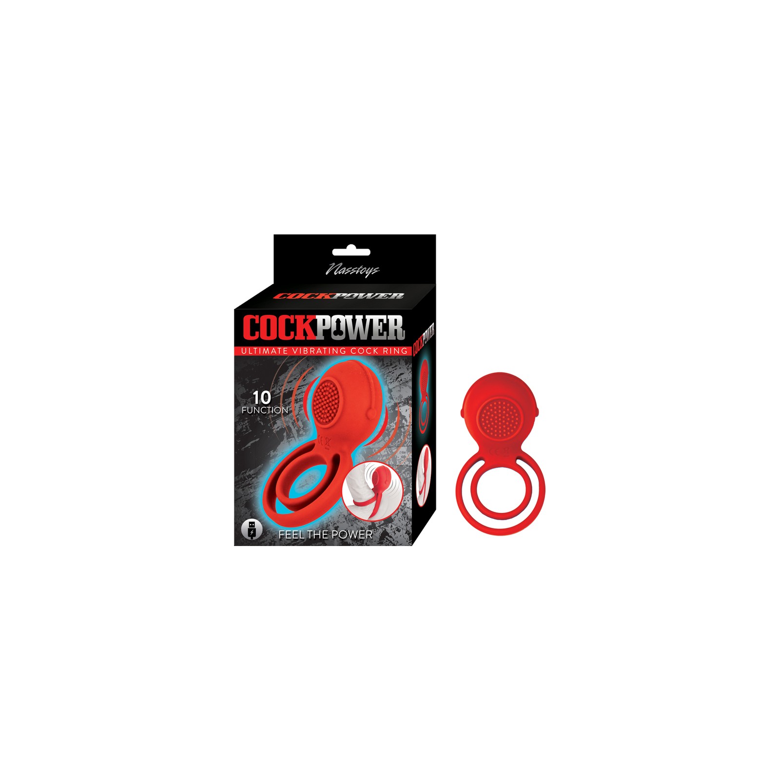 Anillo Vibrador Cockpower Rojo