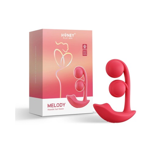 Honey Play Box Melody App-Controlled Twin Balls Dual Vibrator