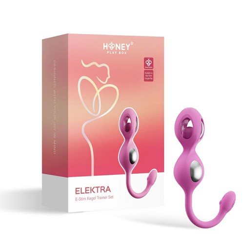 Juego de Kegel Elektra de Honey Play Box con E-Stim