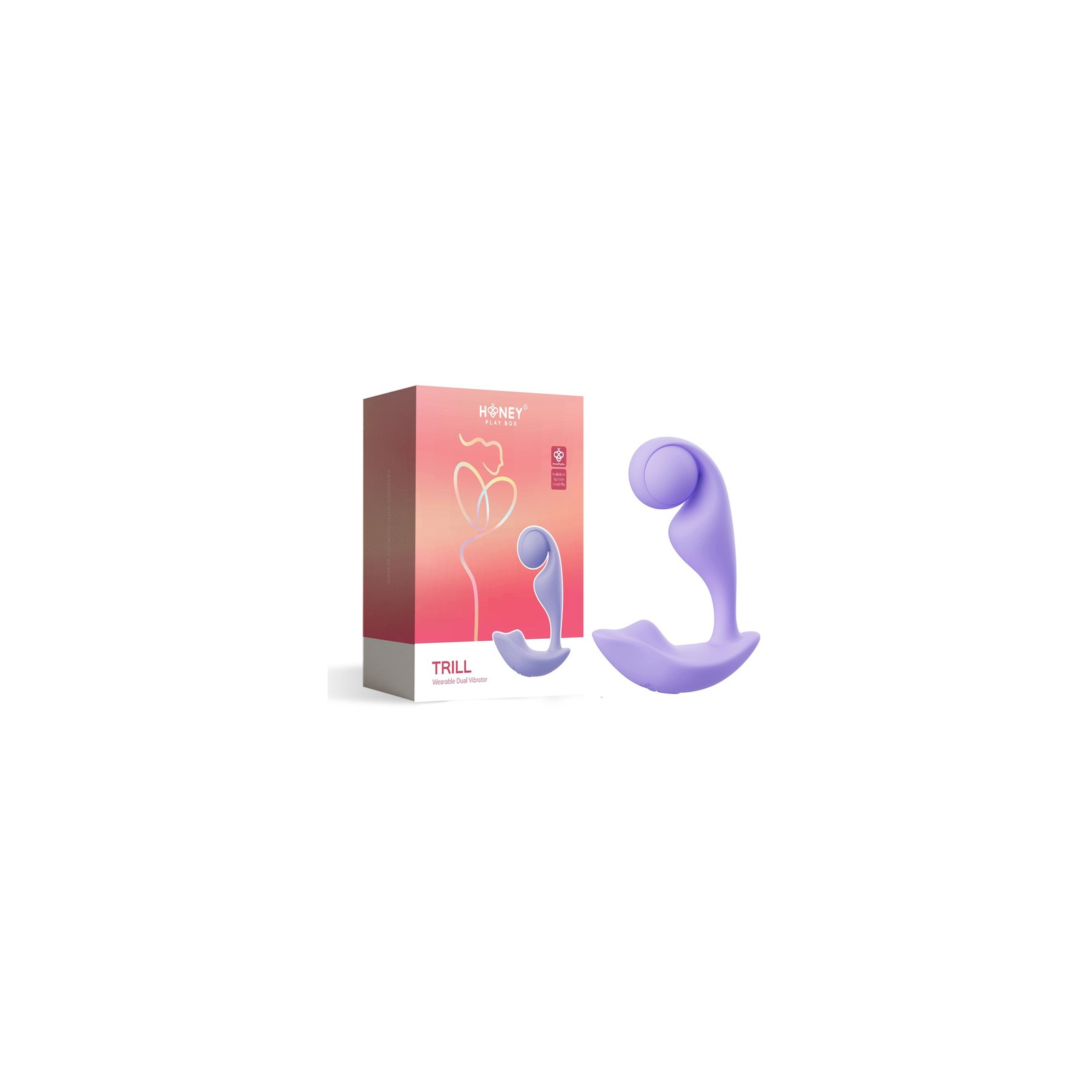 Honey Play Box Trill Wearable Vibrator with Single Ball