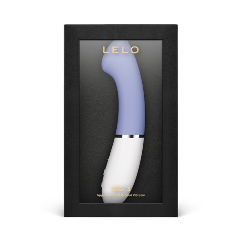 LELO GIGI 3 Vibrador G-Spot Controlado por App Azul Pálido