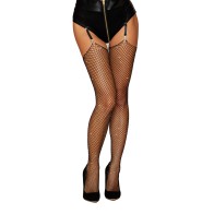 Dreamgirl Rhinestone Fishnet Thigh Highs