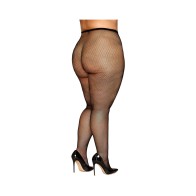 Dreamgirl Basic Fishnet Pantyhose Queen Size - Stylish Seduction