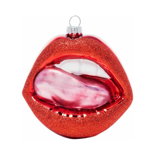 Cheeky Hot Lips Ornament for Fun Decor