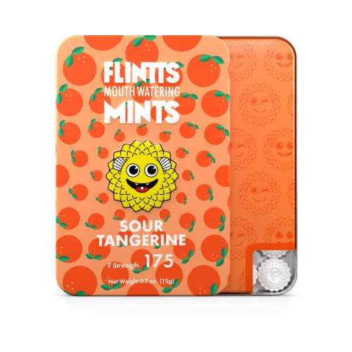 Flintts Mints Sour Tangerine - Fresh Breath Anytime