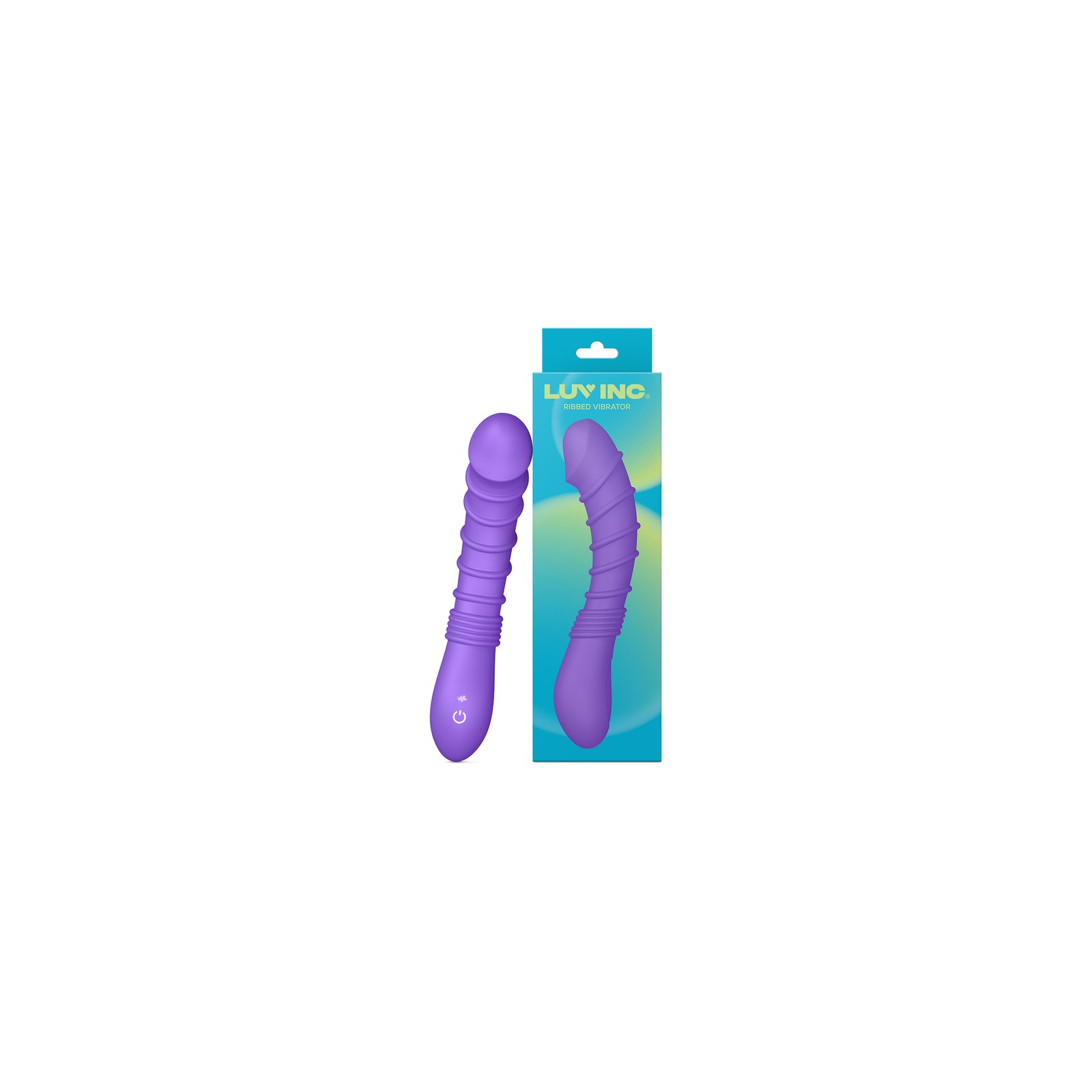 Luv Inc Rv21 Ribbed Vibrator Purple