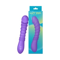 Vibrador Estriado Luv Inc Rv21 Púrpura