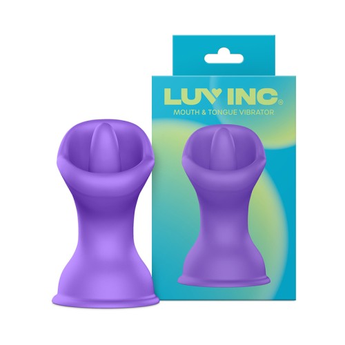 Luv Inc Mv57 - Vibrador de Boca y Lengua Púrpura