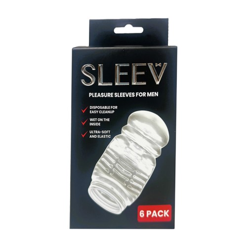 Sleev Hand Play Sleeve 6-Pack for Enhanced Pleasure