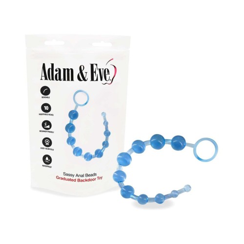 Adam & Eve Sassy Anal Beads for Thrilling Satisfaction