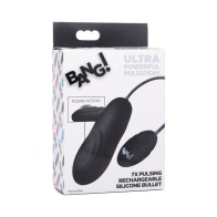 BANG! Bala Pulsante Silicona Recargable 7X