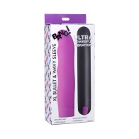 BANG! XL Bullet with Wavy Silicone Sleeve - Powerful Pleasure