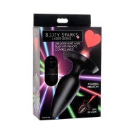 Laser Heart Anal Plug with Remote for Ultimate Fun