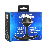 Heavy Hitters Comfort Plugs Premium Silicone 3.3 in. Weighted Round Plug