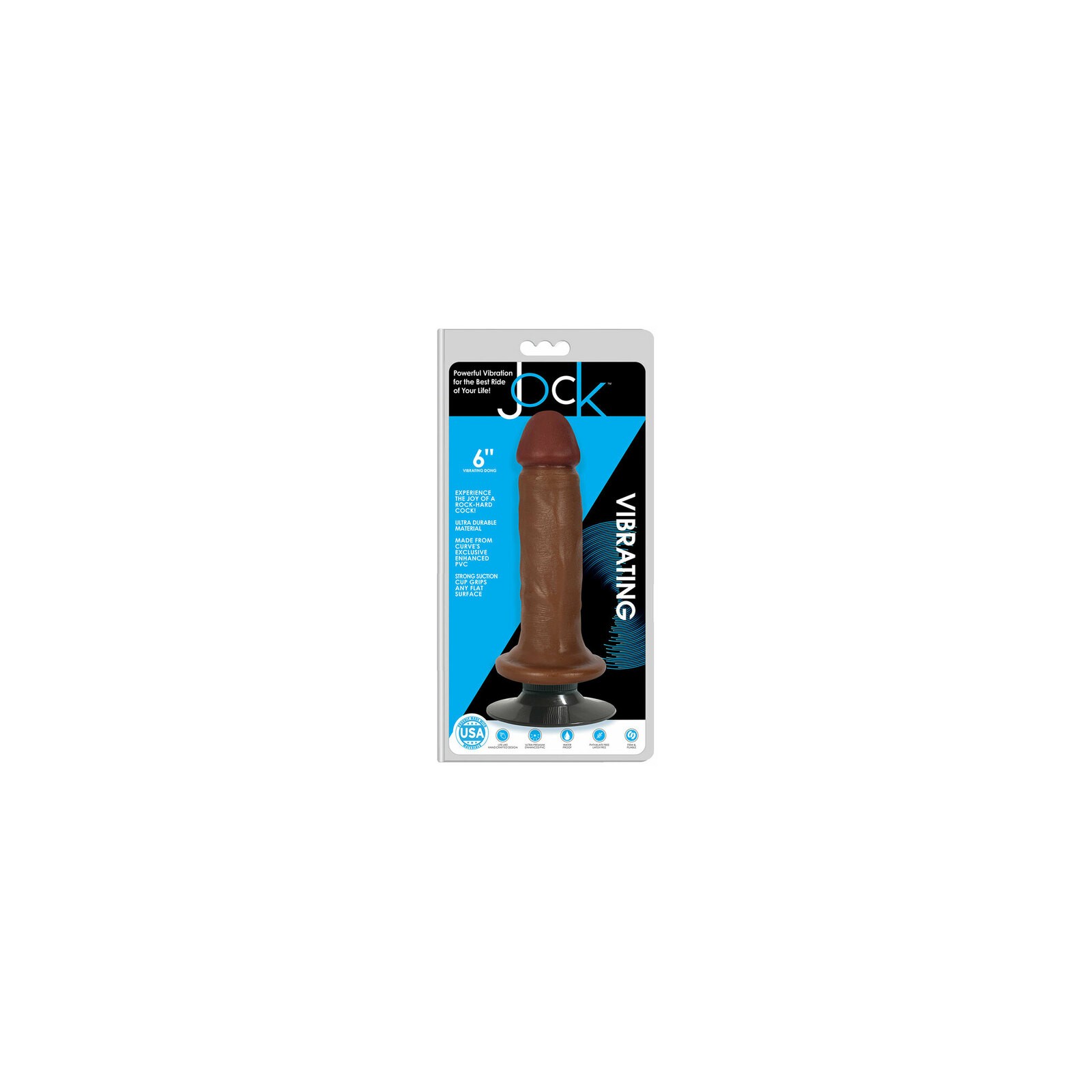 JOCK 6 in. Dildo Vibrador