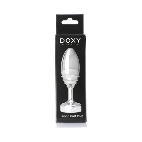 Plug Anal de Metal Estriado Doxy