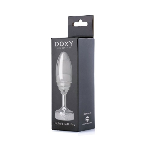 Plug Anal de Metal Estriado Doxy