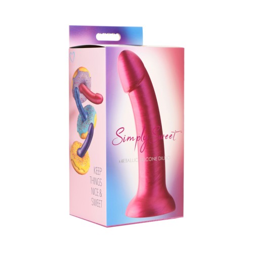 Dildo Metálico Simply Sweet para Placer Intenso